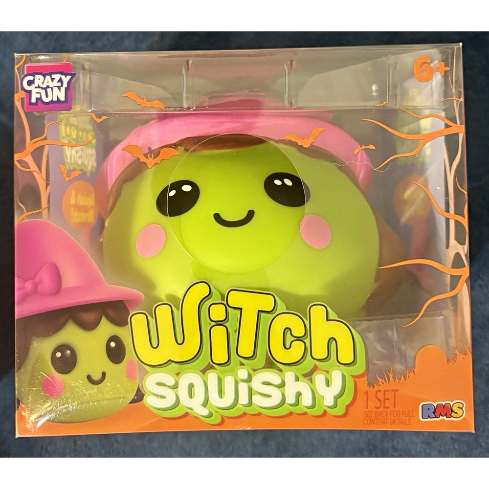 RMS Crazy Fun Witch Squishy Tactile Squish Squeeze Toy